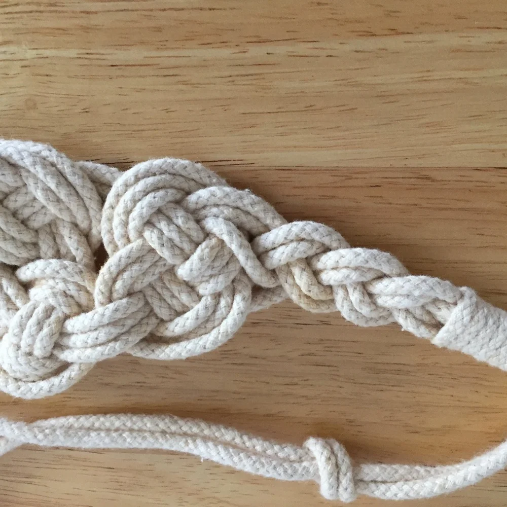 Macrame Sash Belt